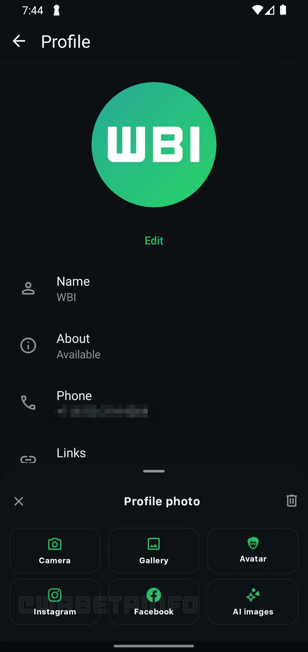WhatsApp to Import Profile Pics from Facebook & Instagram