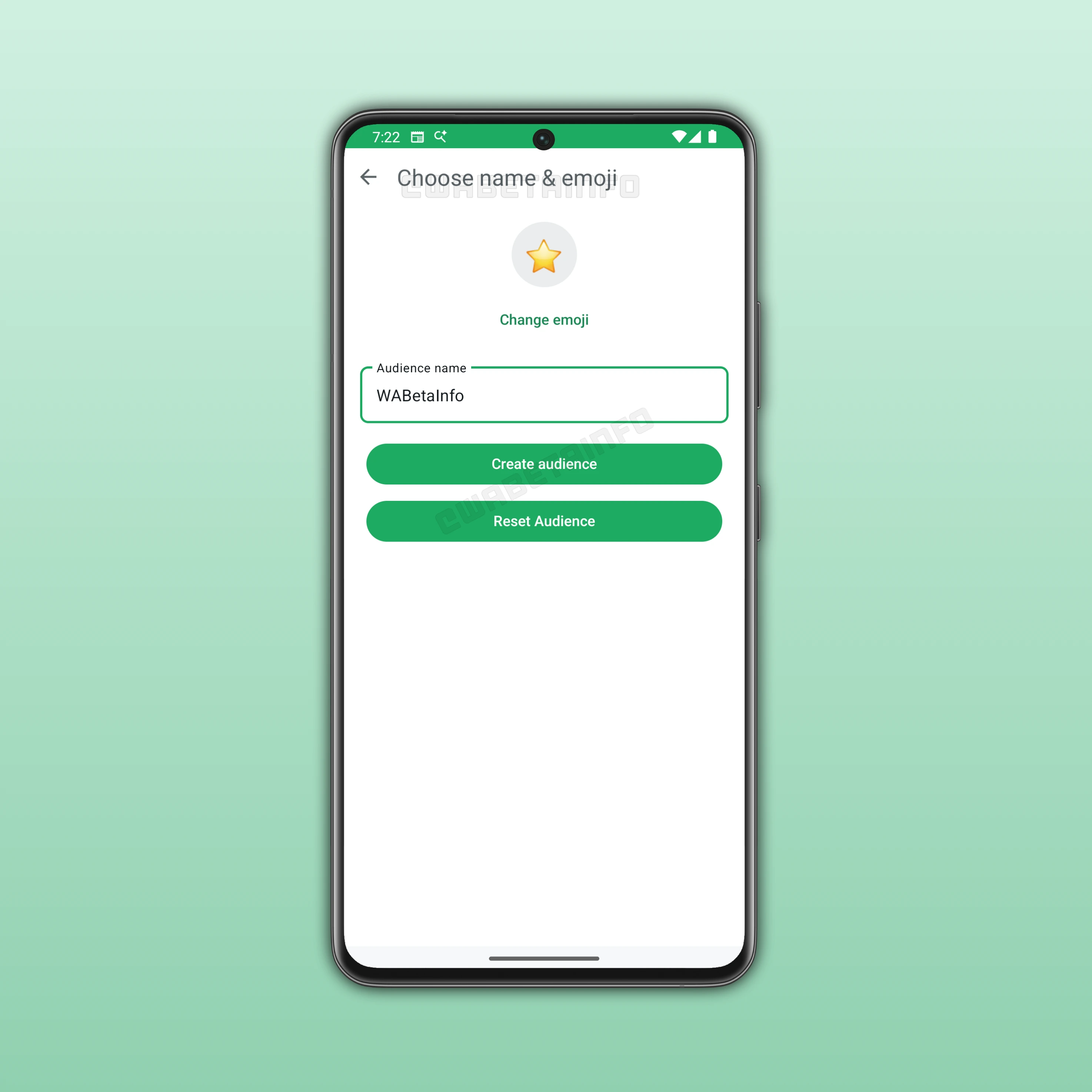Image showing how to create custom lists for status updates on WhatsApp beta for Android