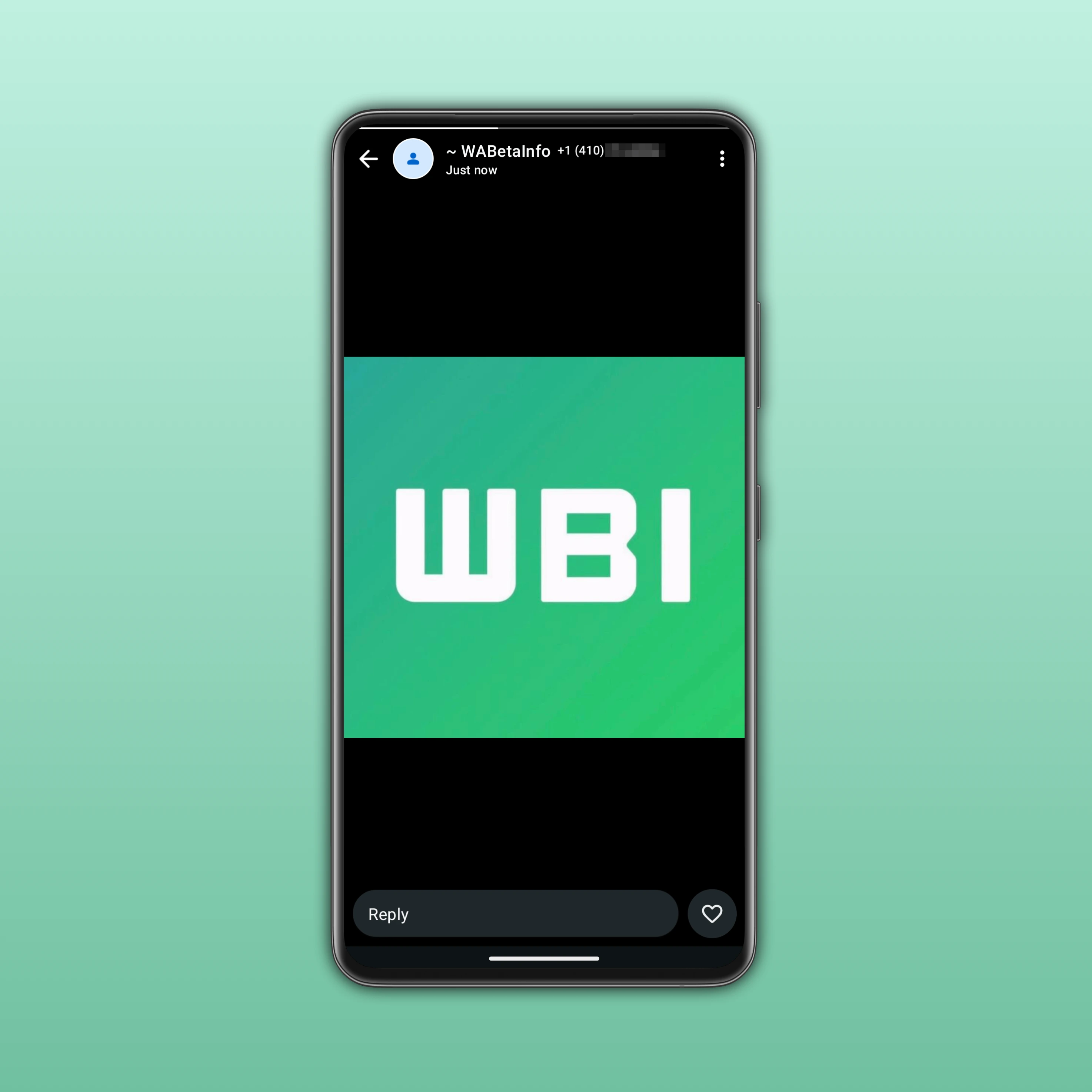 Image showing a feature that allows users to share their status updates with non-contacts on WhatsApp for Android