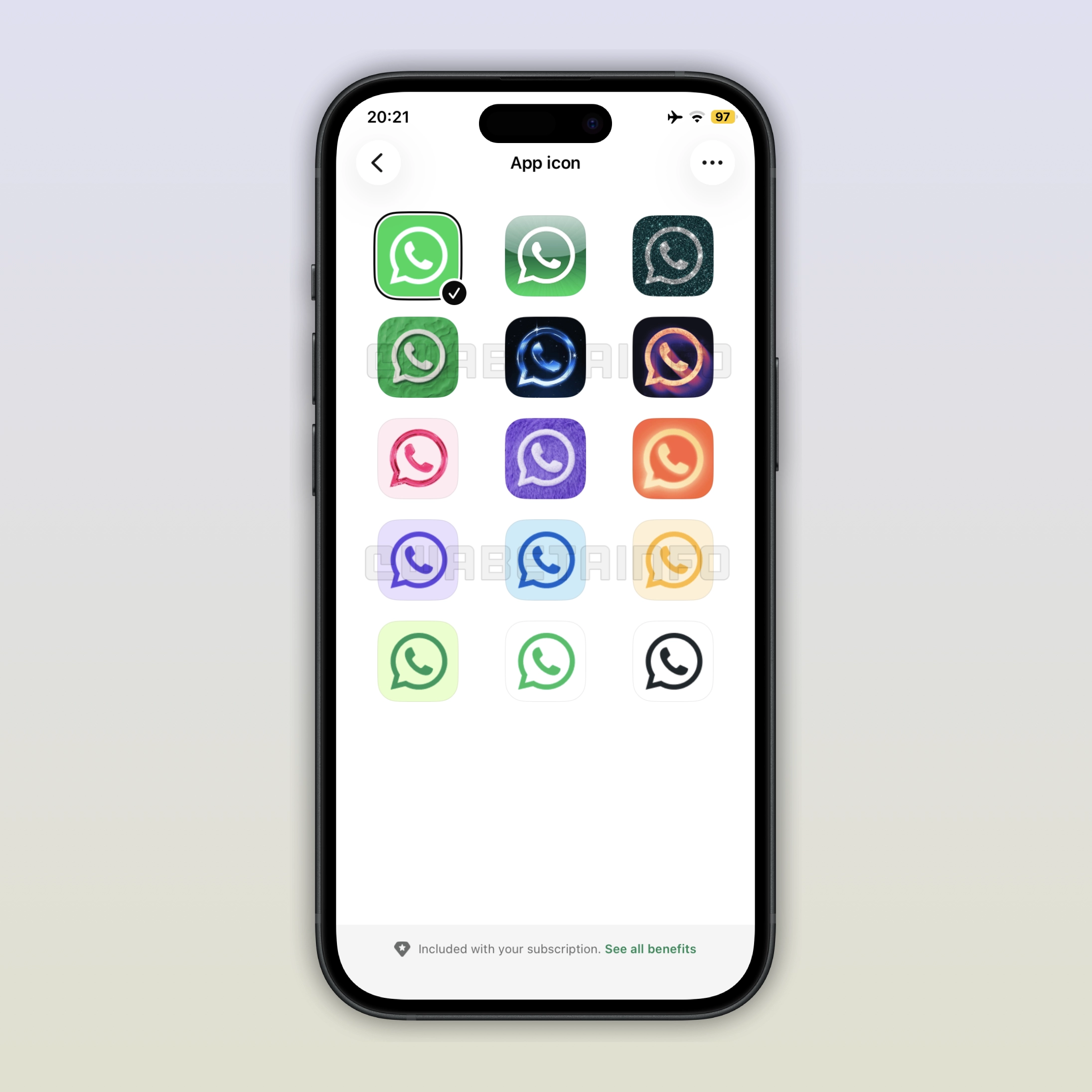 WhatsApp Plus offers 14 new app icons