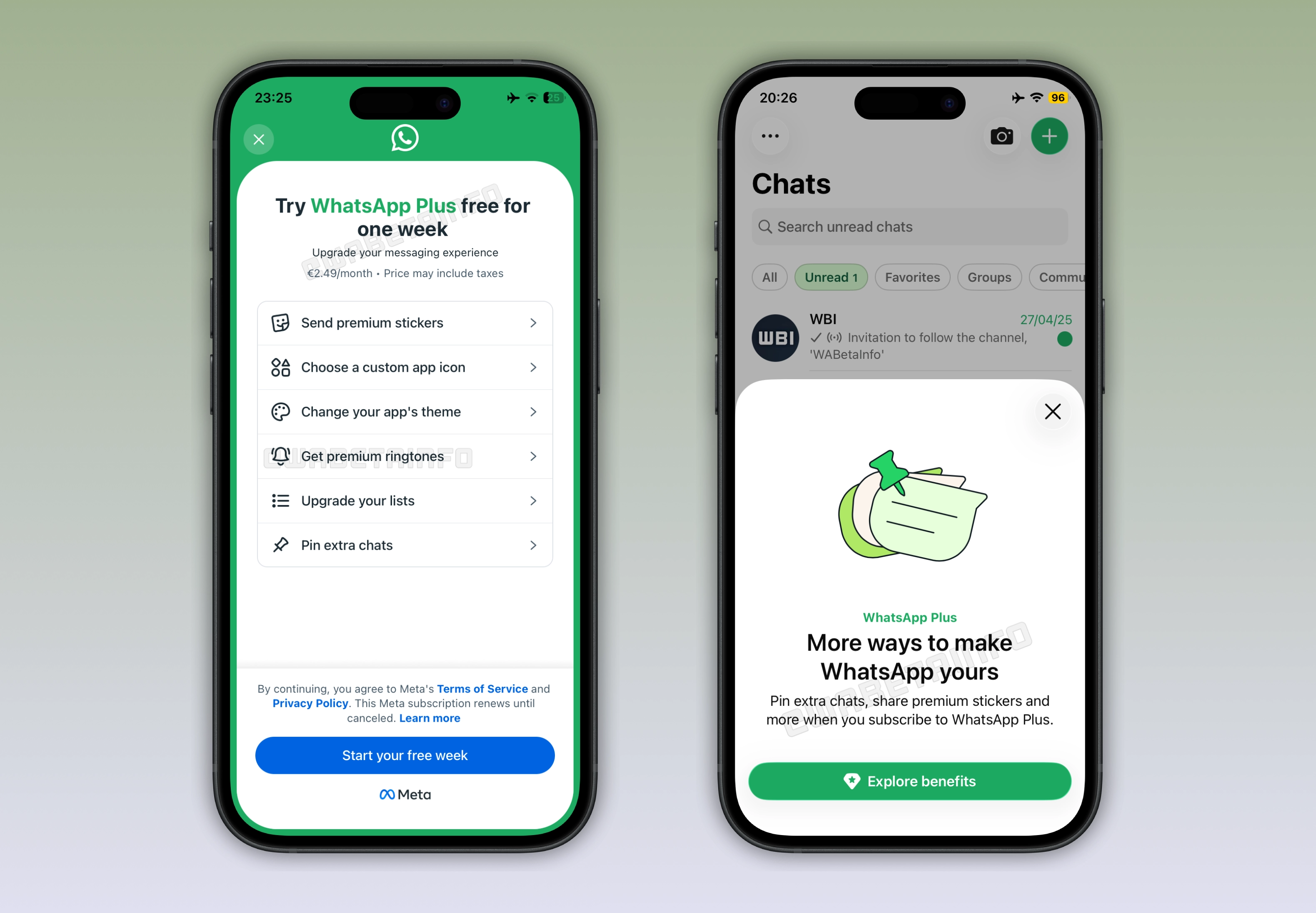 WhatsApp Plus as an optional subscription plan on WhatsApp for iOS