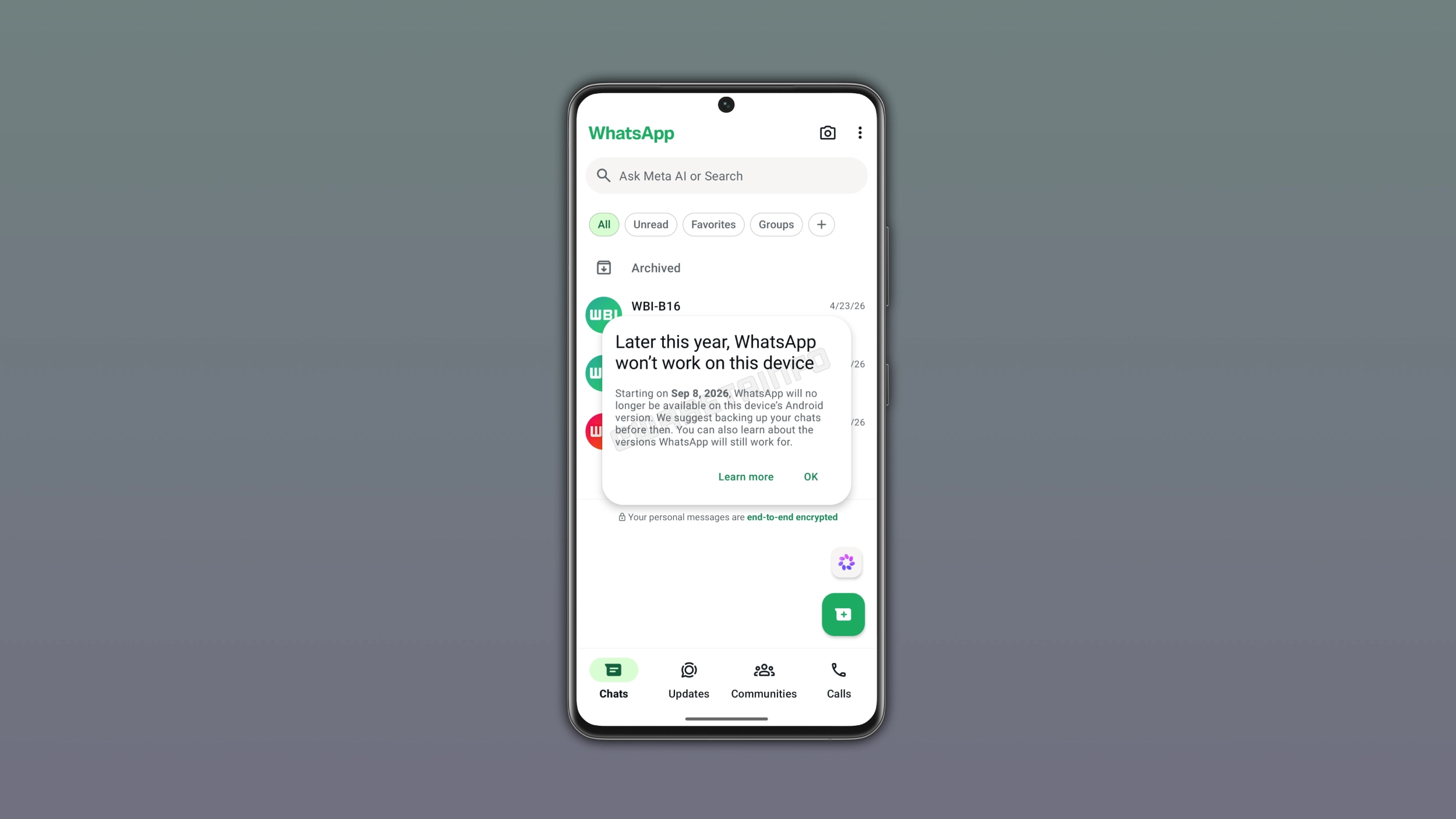 WhatsApp announces that the app will stop working on old Android versions